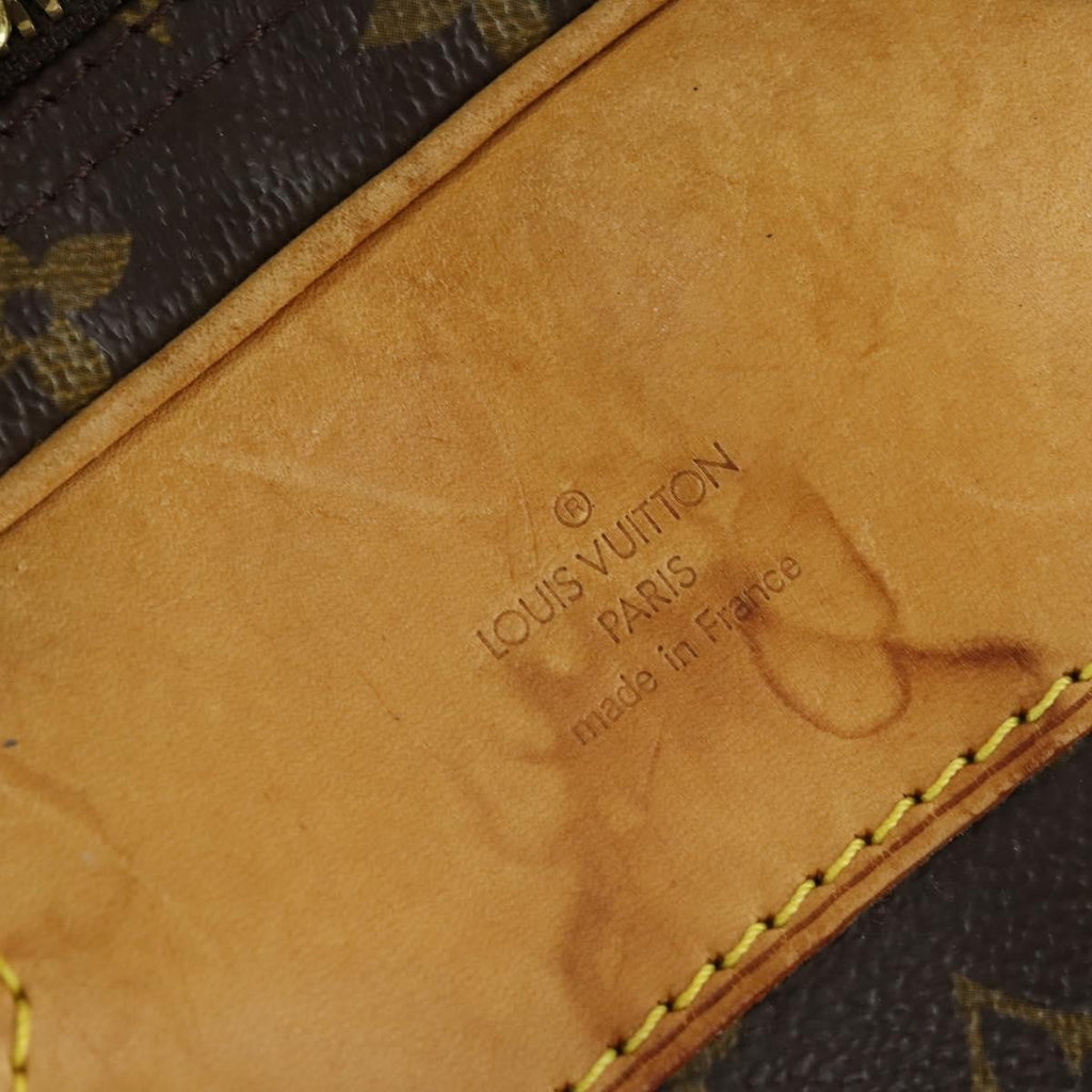 Louis Vuitton Alize Bag Monogram Canvas Brown Canvas Travel Bag Bag (Pre-Owned)