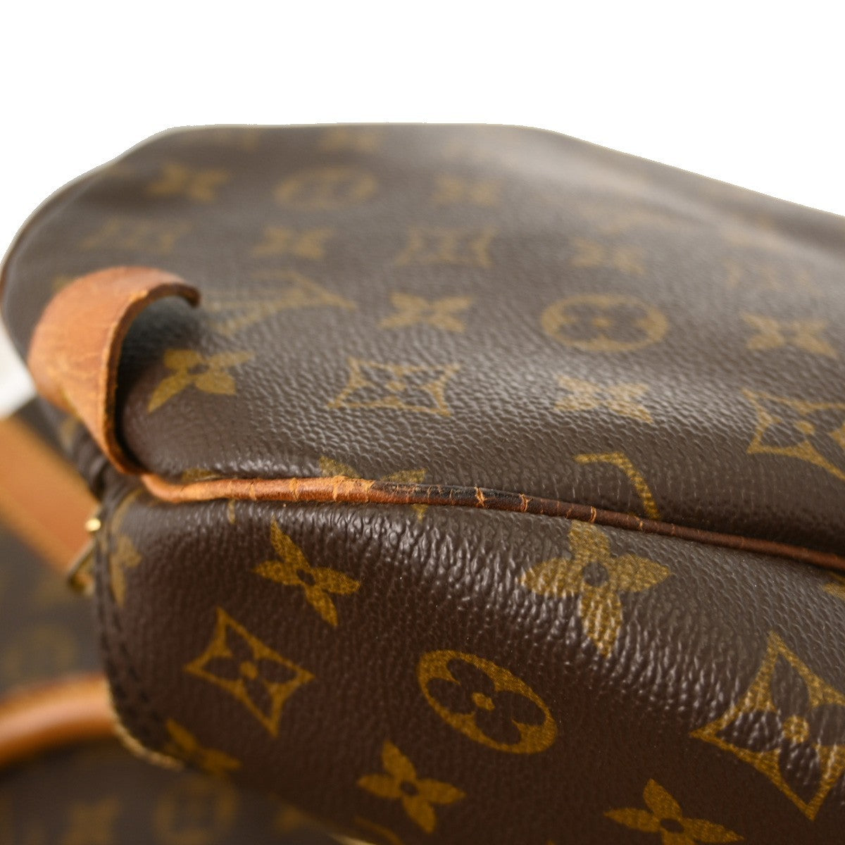 Louis Vuitton Keepall Bag Monogram Canvas Brown Canvas Travel Bag Bag (Pre-Owned)