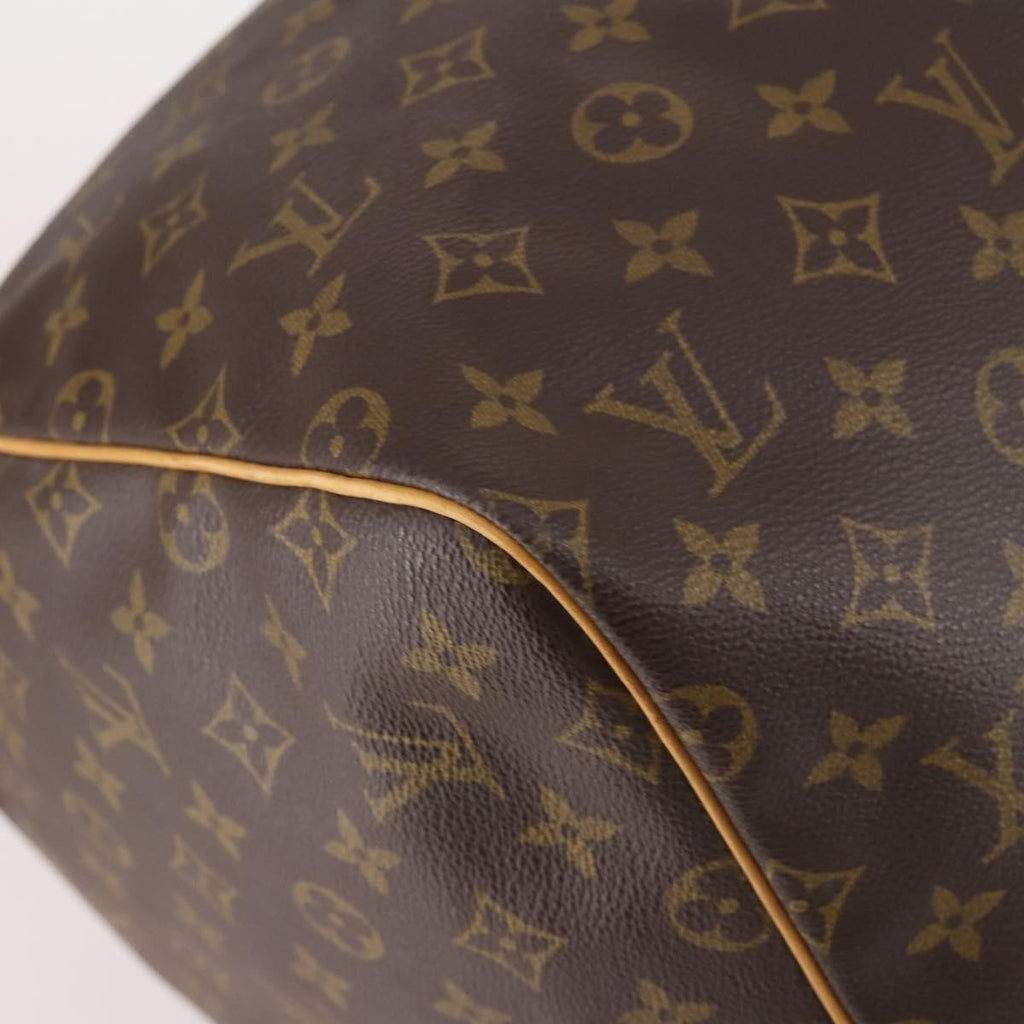 Louis Vuitton Keepall Bag Monogram Canvas Brown Canvas Travel Bag Bag (Pre-Owned)