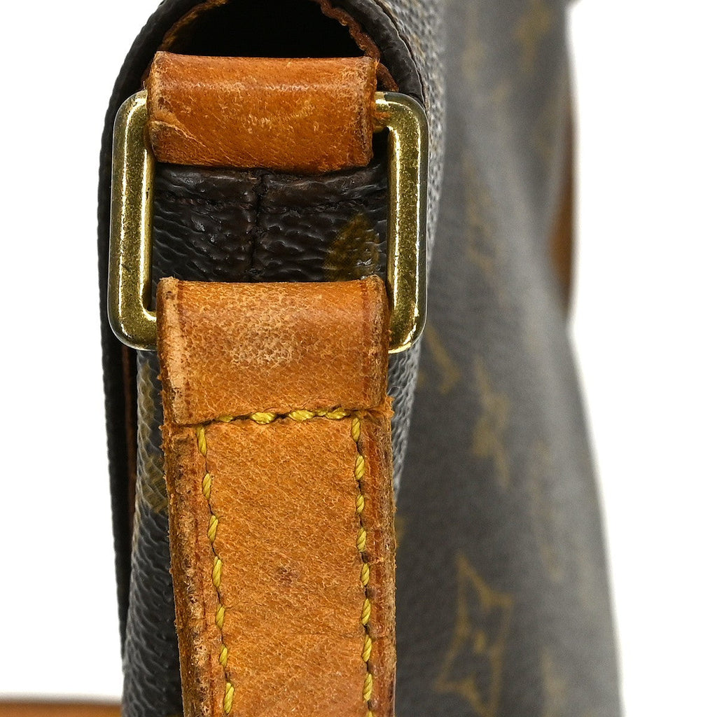 Louis Vuitton Musette Salsa Handbag Monogram Canvas Brown Canvas Shoulder Bag Bag (Pre-Owned)