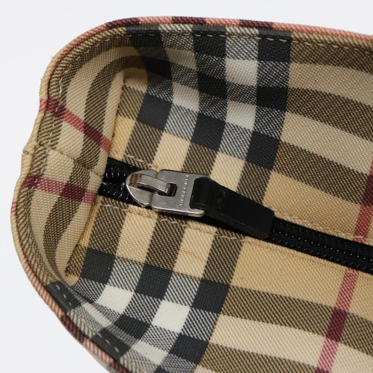 Burberry Nova Check Handbag Nova Check Canvas Beige Canvas Handbag (Pre-Owned)