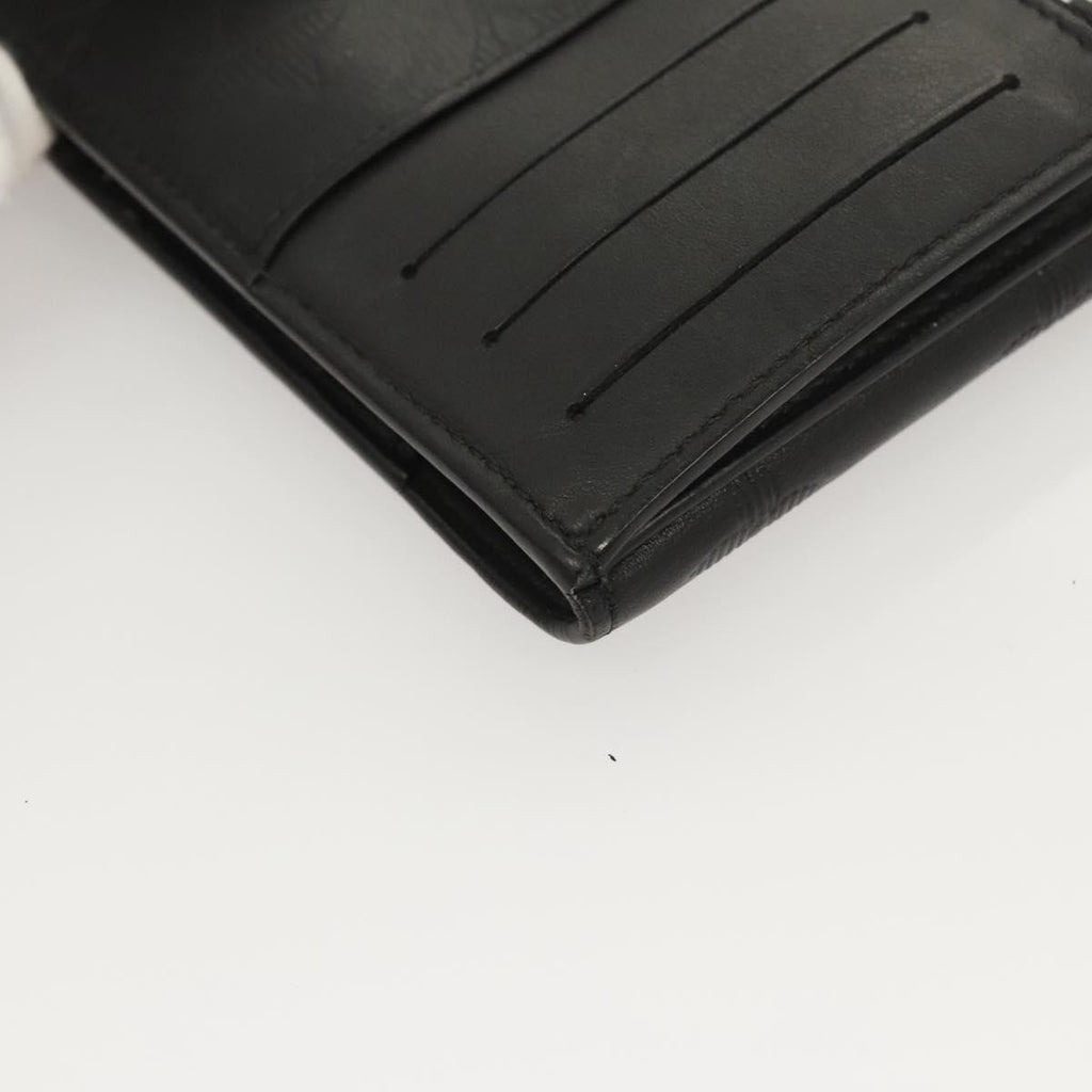 Louis Vuitton Hybrid Wallet Monogram Shadow Leather Black Leather Wallets Accessory (Pre-Owned)