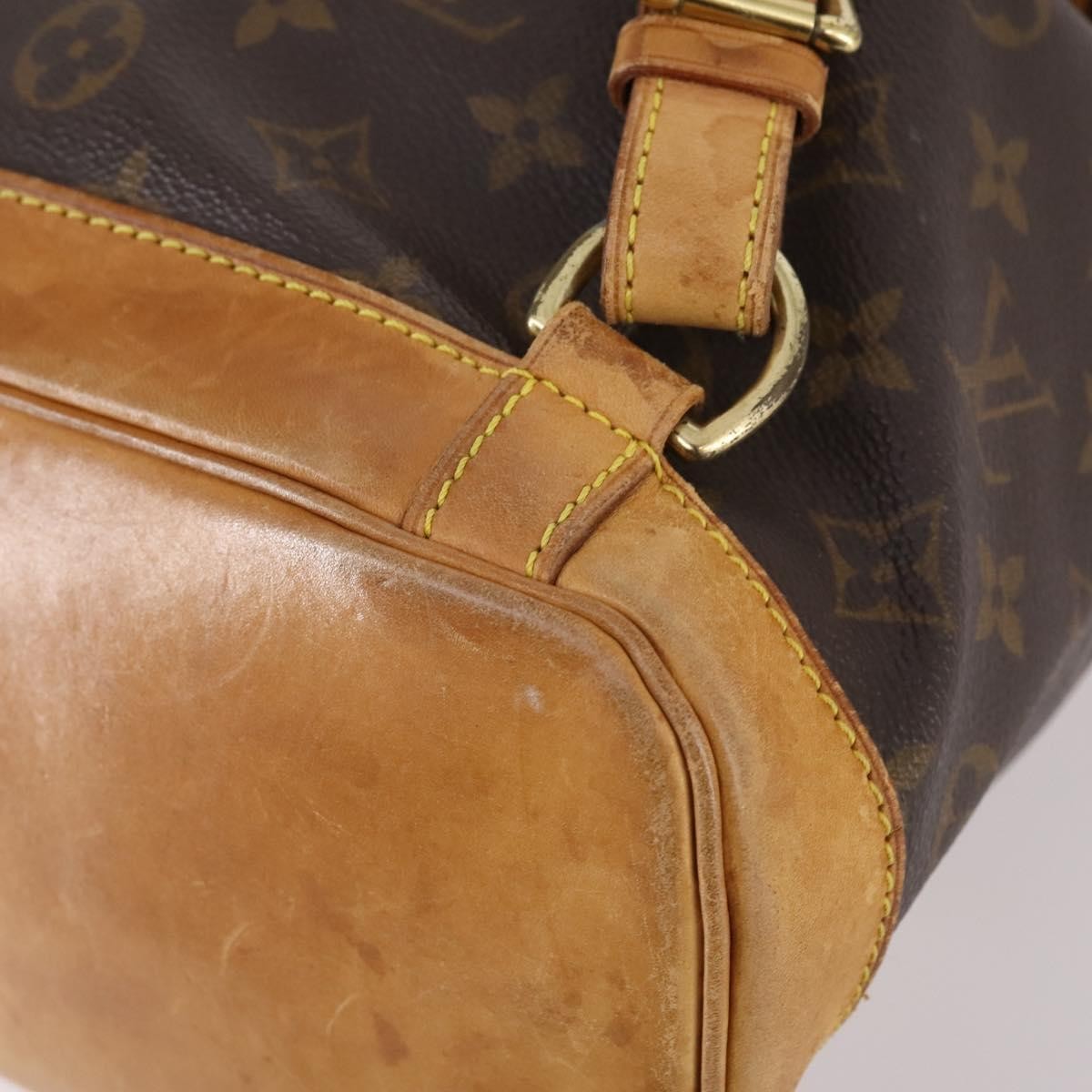 Louis Vuitton Vintage Montsouris Backpack Monogram Canvas Brown Canvas Backpack Bag (Pre-Owned)