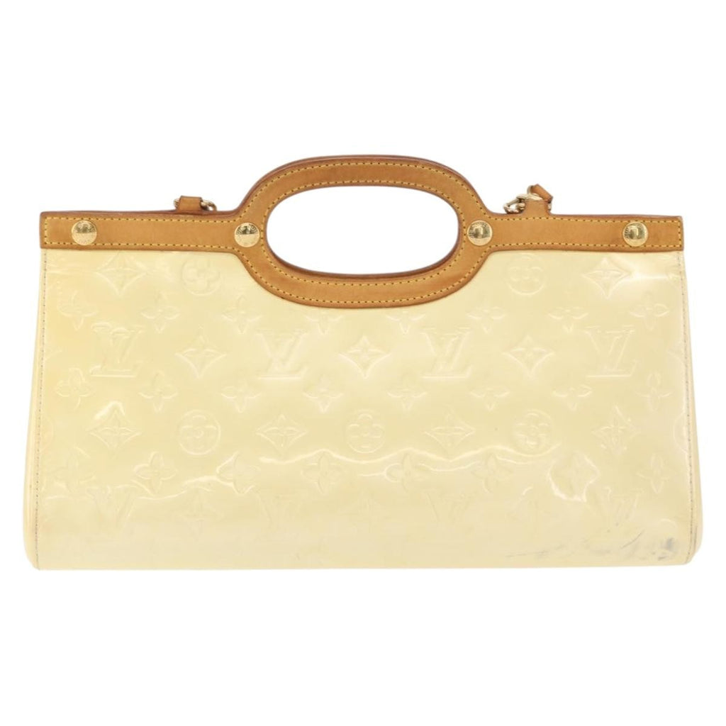Louis Vuitton Roxbury Drive Handbag Monogram Vernis Yellow Patent_Leather Handbag (Pre-Owned)