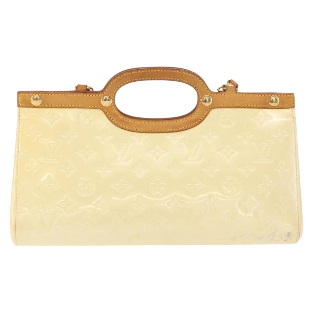 Louis Vuitton Roxbury Drive Handbag Monogram Vernis Yellow Patent_Leather Handbag (Pre-Owned)