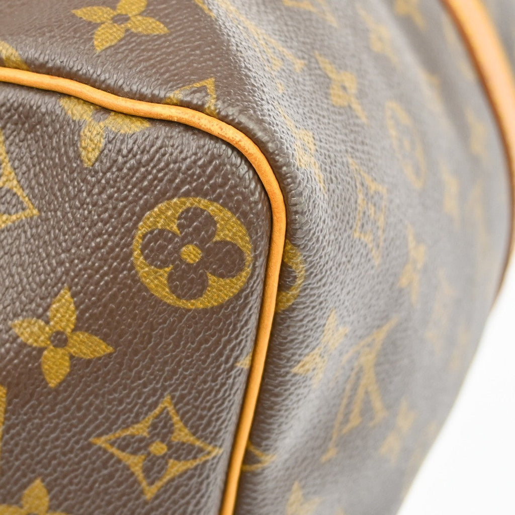 Louis Vuitton Keepall Bag Monogram Canvas Brown Canvas Travel Bag Bag (Pre-Owned)