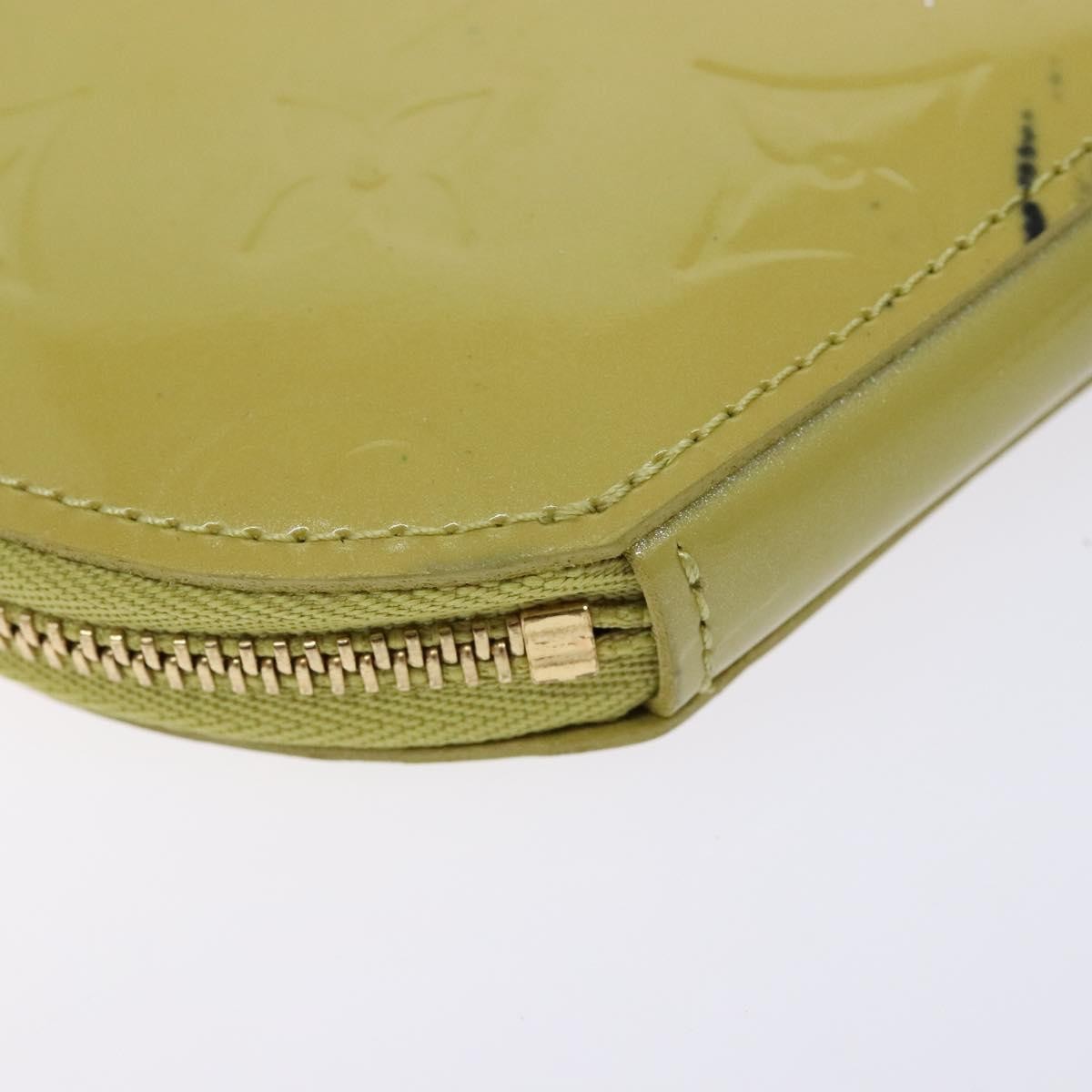Louis Vuitton Boite Chapeau Coin Purse Monogram Vernis Beige Patent_Leather Wallets Accessory (Pre-Owned)