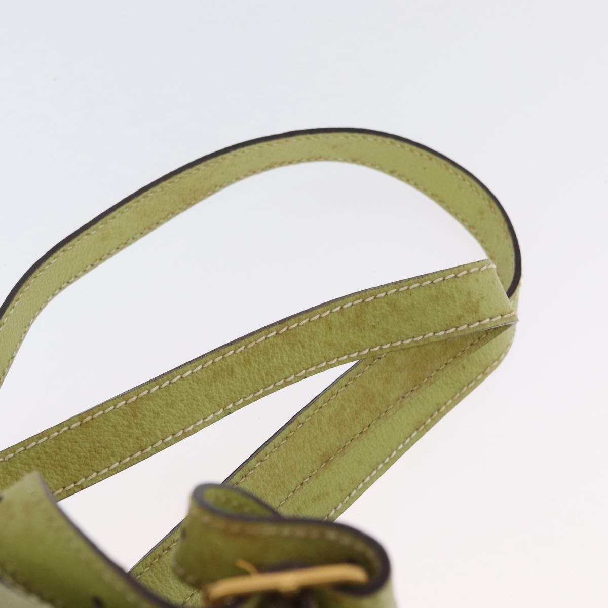 Gucci Gucci Bamboo Backpack Daim Green Suede Backpack Bag (Pre-Owned)