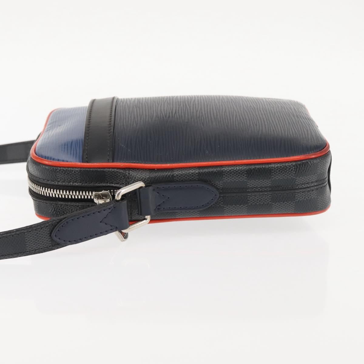 Louis Vuitton Danube Handbag Epi Leather Navy Leather Bag (Pre-Owned)