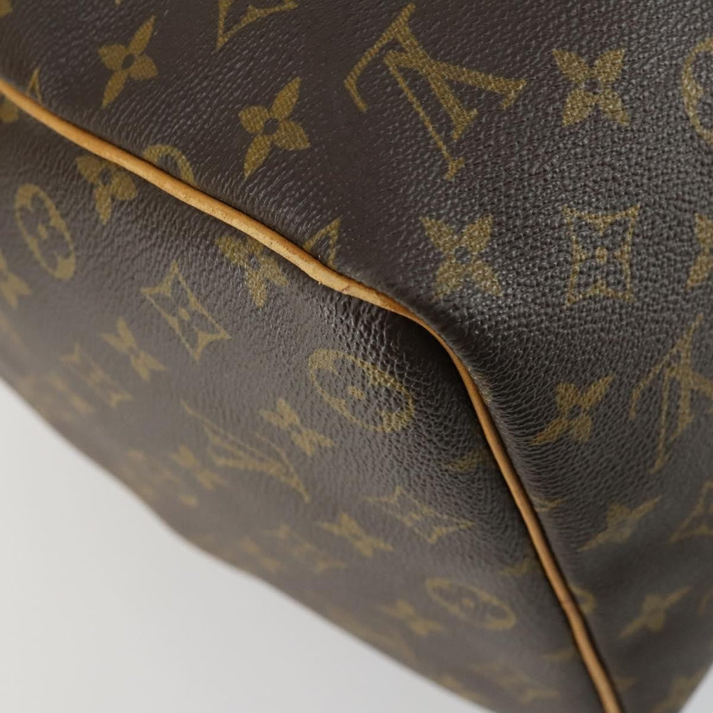Louis Vuitton Keepall Bag Monogram Canvas Brown Canvas Travel Bag Bag (Pre-Owned)