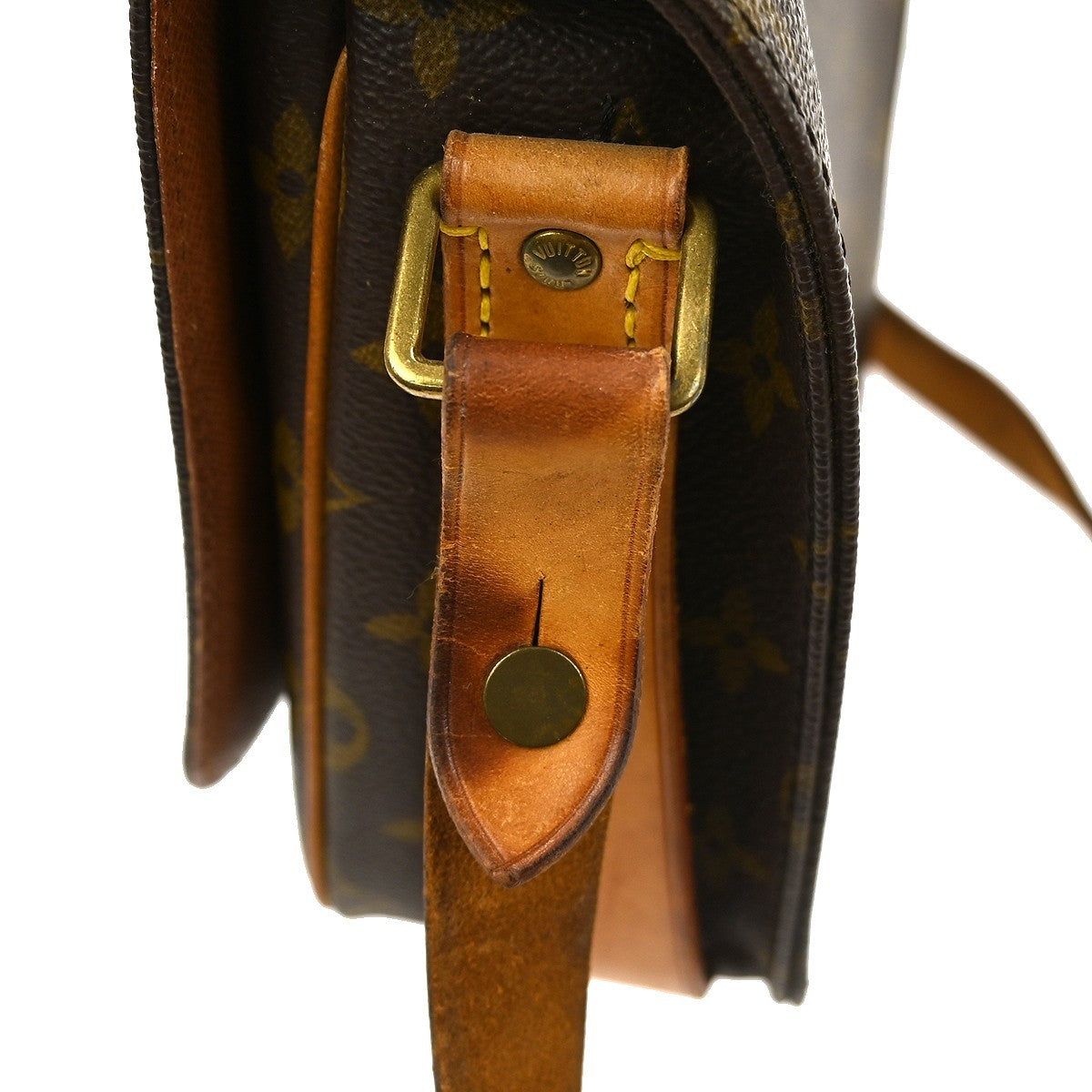 Louis Vuitton Cartouchiere Handbag Monogram Canvas Brown Canvas Shoulder Bag Bag (Pre-Owned)
