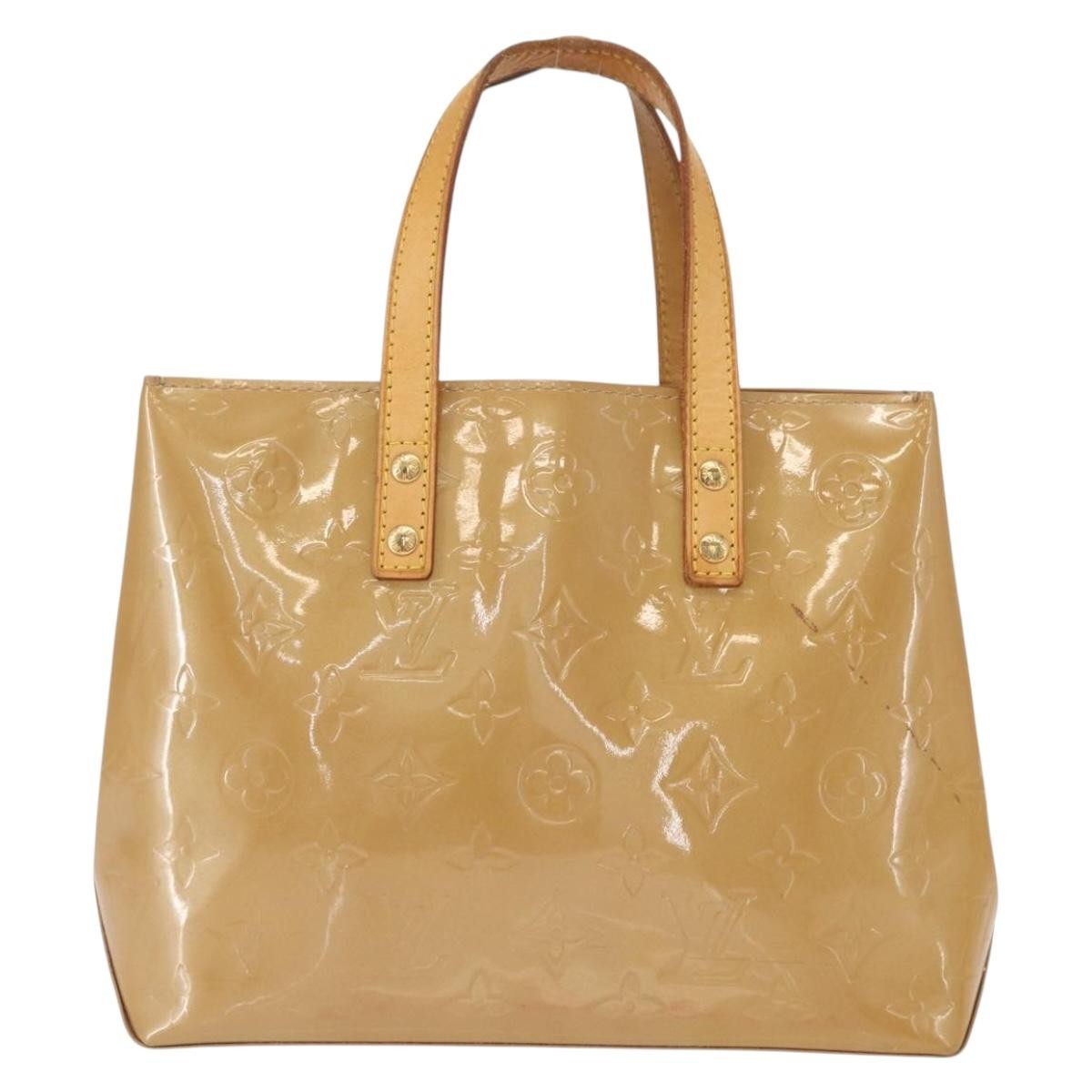 Louis Vuitton Reade Handbag Monogram Vernis Brown Patent_Leather Tote Bag Bag (Pre-Owned)