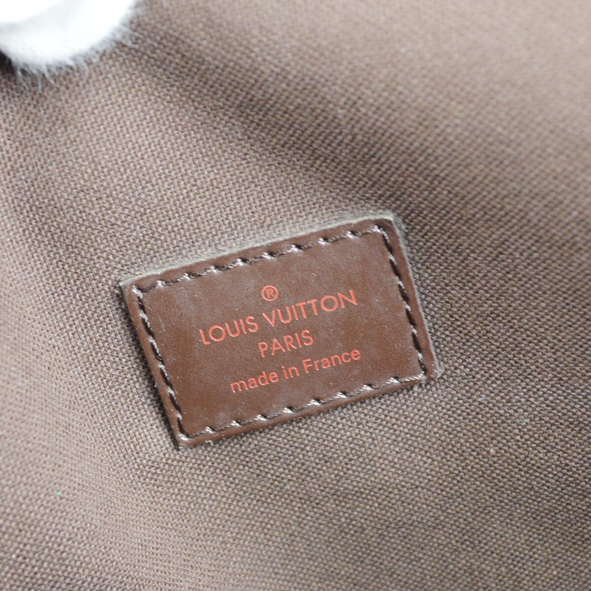 Louis Vuitton Brooklyn Handbag Damier Brown Canvas Shoulder Bag Bag (Pre-Owned)