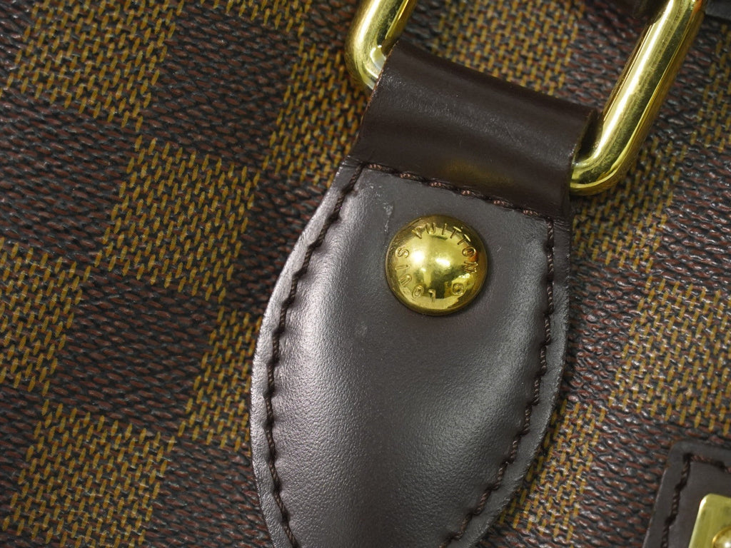 Louis Vuitton Hampstead Handbag Damier Brown Canvas Tote Bag Bag (Pre-Owned)