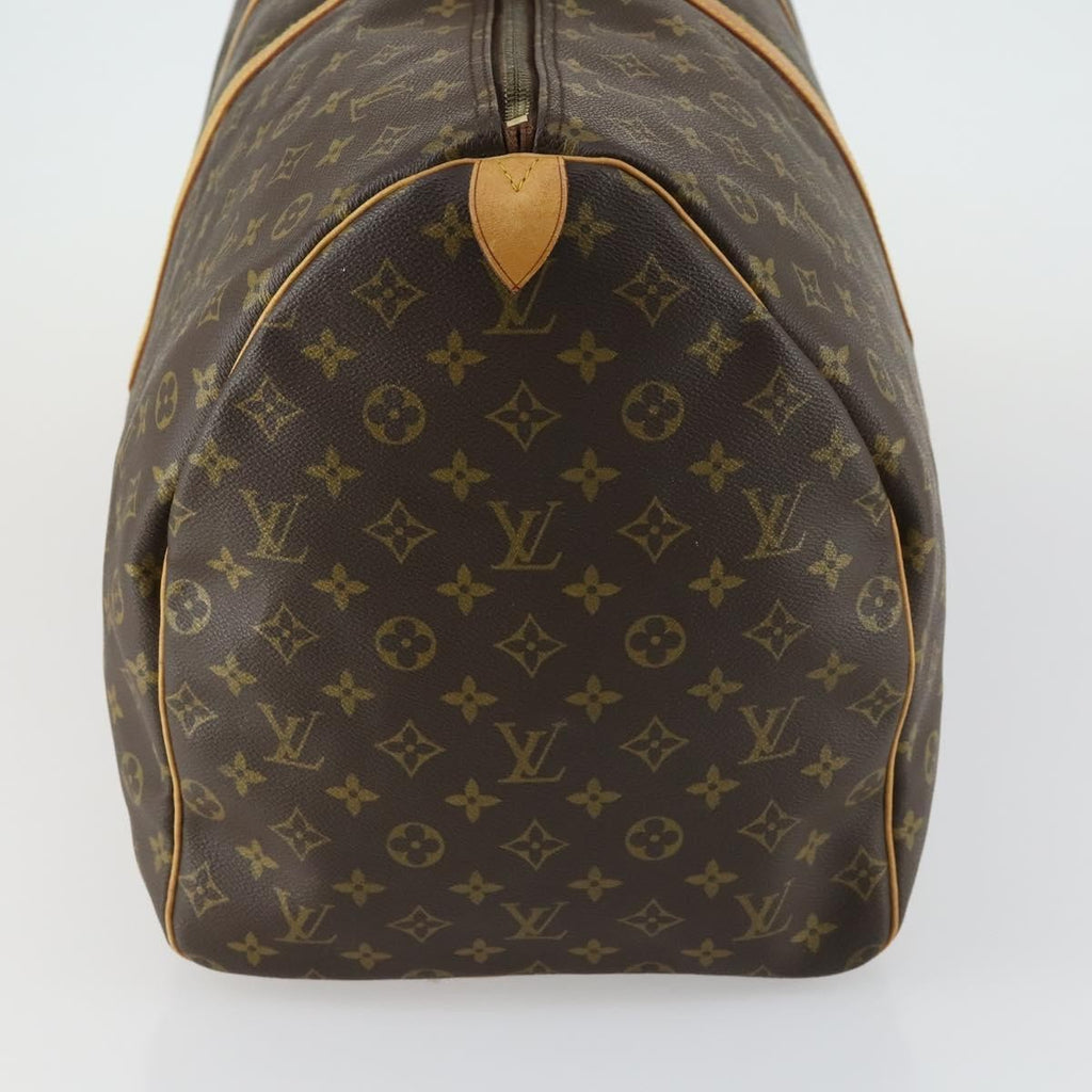 Louis Vuitton Keepall Bag Monogram Canvas Brown Canvas Travel Bag Bag (Pre-Owned)