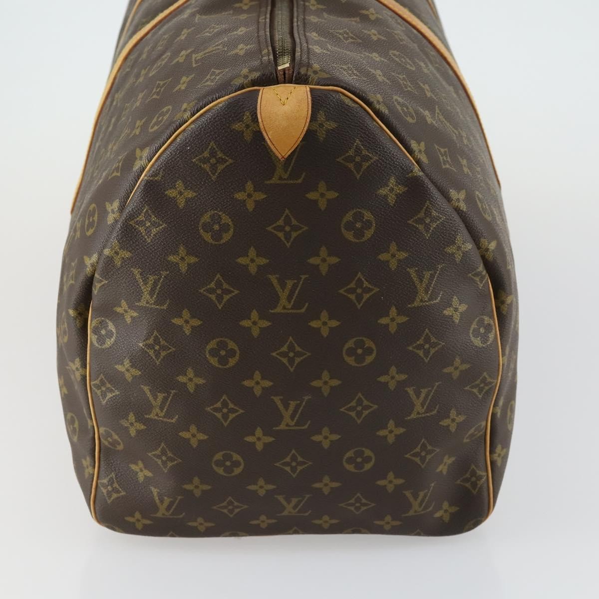 Louis Vuitton Keepall Bag Monogram Canvas Brown Canvas Travel Bag Bag (Pre-Owned)