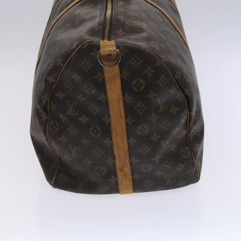 Louis Vuitton Keepall Bandouliere Bag Monogram Canvas Brown Canvas Travel Bag Bag (Pre-Owned)