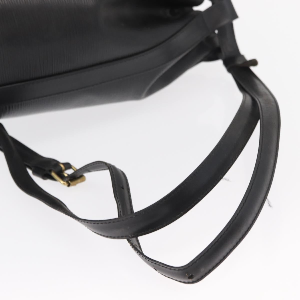 Louis Vuitton Randonnee Backpack Epi Leather Black Leather Shoulder Bag Bag (Pre-Owned)