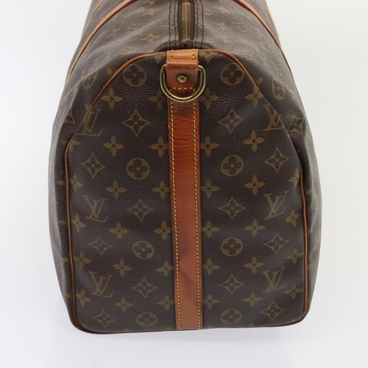 Louis Vuitton Keepall Bag Monogram Canvas Brown Canvas Travel Bag Bag (Pre-Owned)