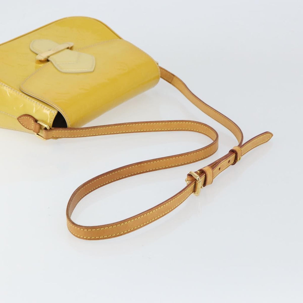 Louis Vuitton Bellflower Handbag Monogram Vernis Brown Patent_Leather Shoulder Bag Bag (Pre-Owned)