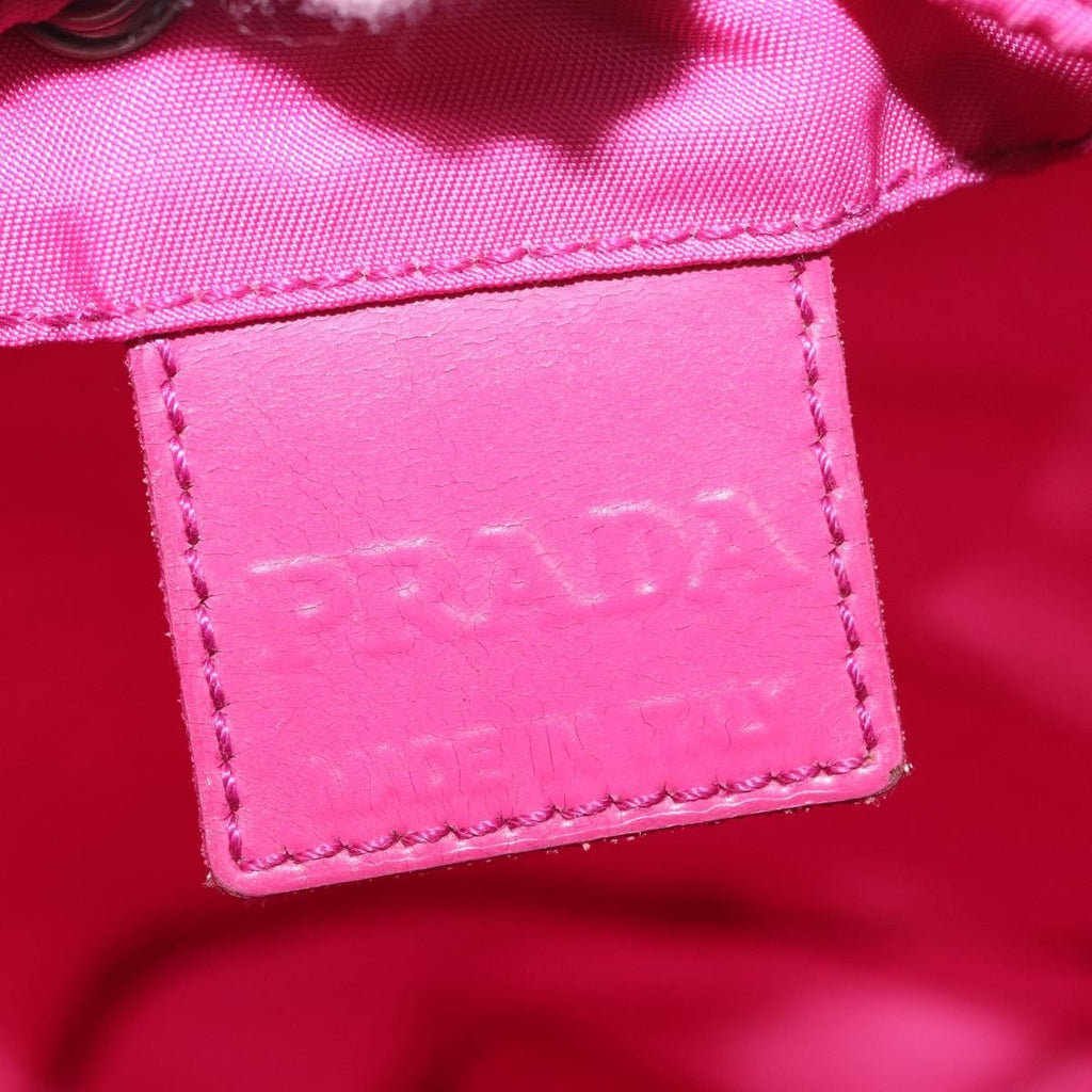 Prada Pochette Nylon Pink Nylon Clutche & Pouche Bag (Pre-Owned)