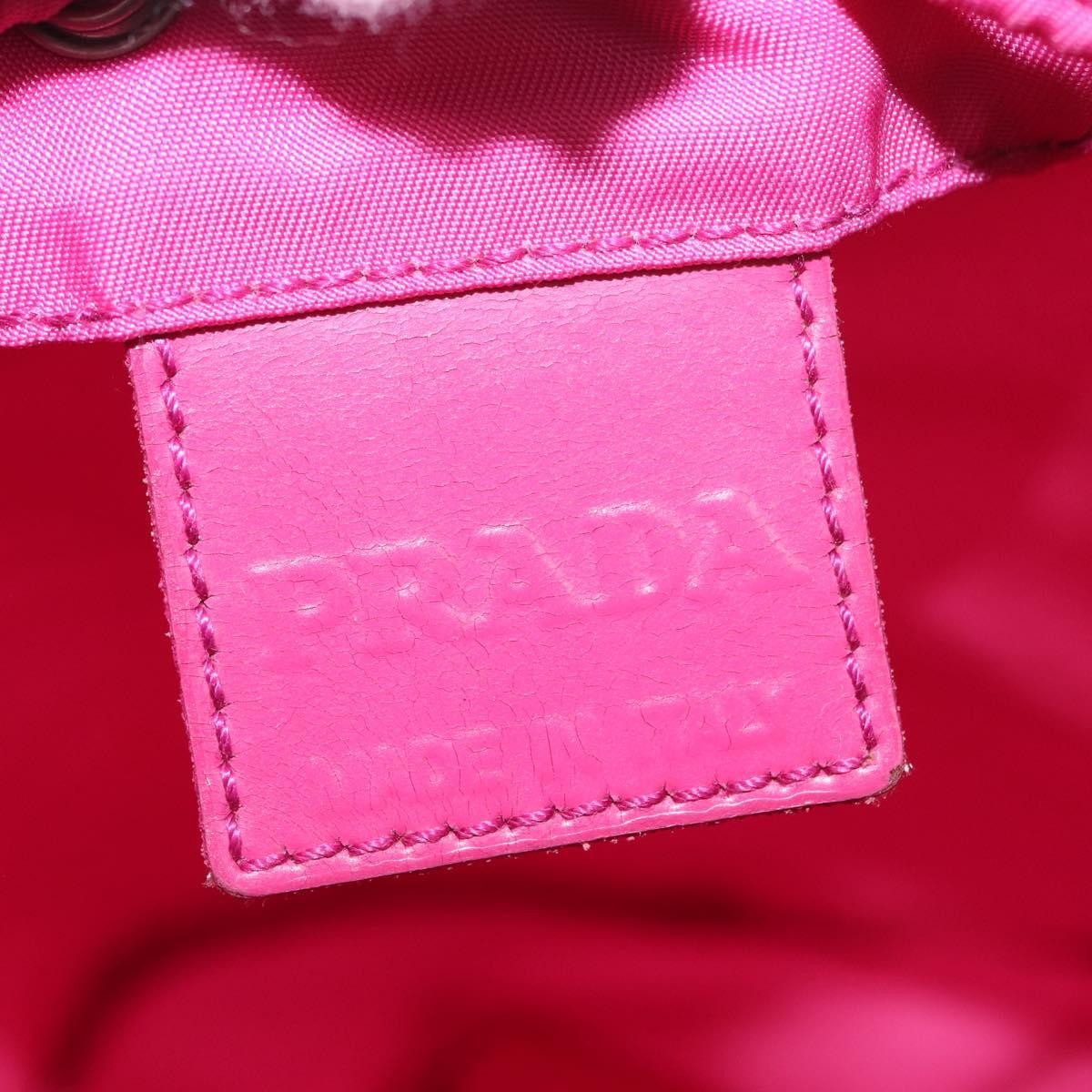 Prada Pochette Nylon Pink Nylon Clutche & Pouche Bag (Pre-Owned)