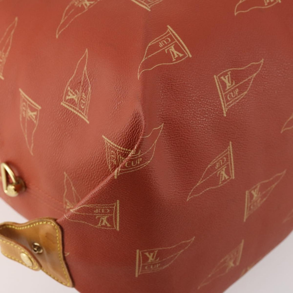 Louis Vuitton Cup Garment Cover Coated Canvas Red Pvc Travel Bag Bag (Pre-Owned)