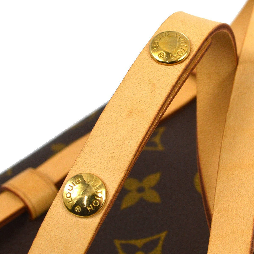 Louis Vuitton Florentine Waist Bag Monogram Canvas Brown Canvas Clutche & Pouche Bag (Pre-Owned)