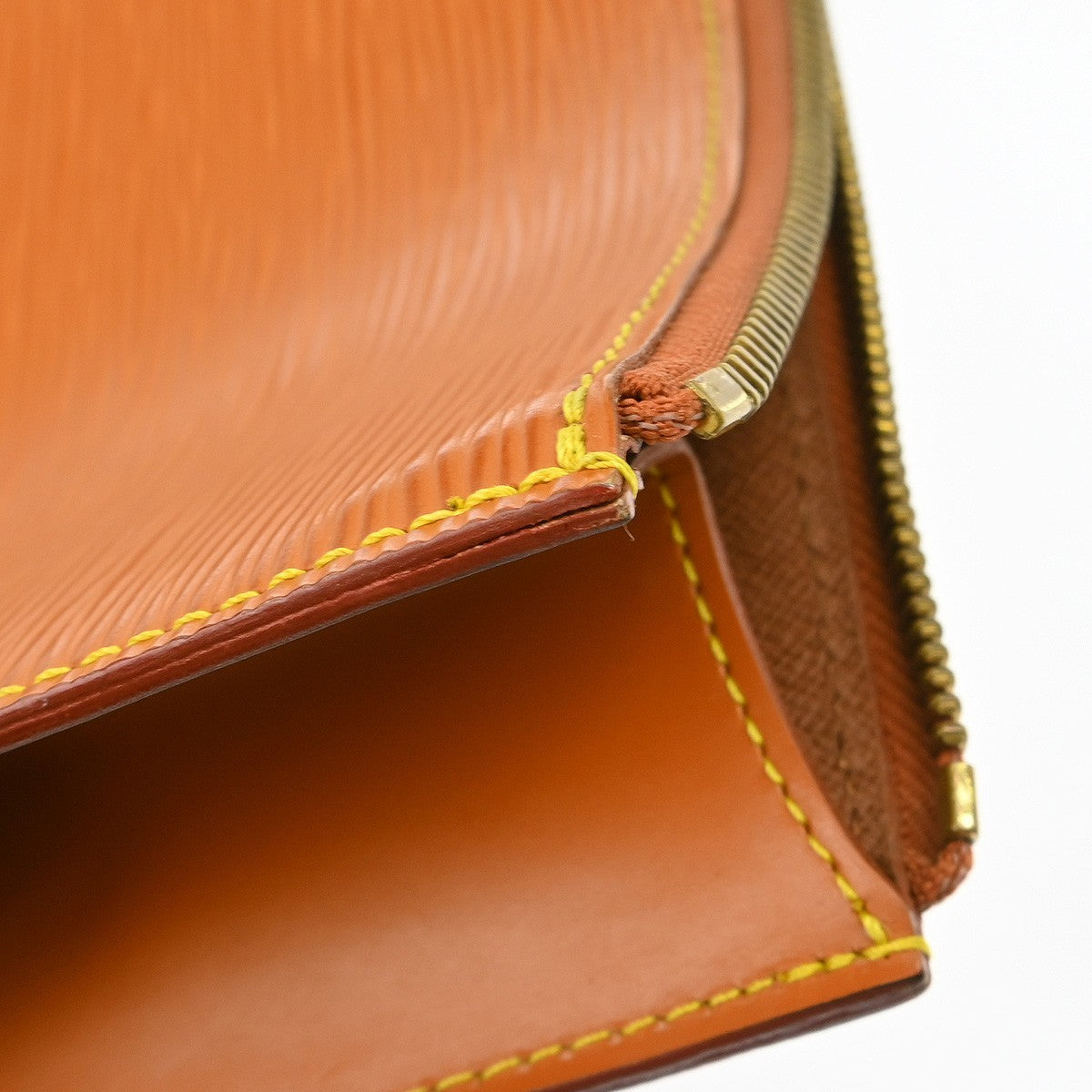 Louis Vuitton Pochette Jour Epi Leather Brown Leather Clutche & Pouche Bag (Pre-Owned)