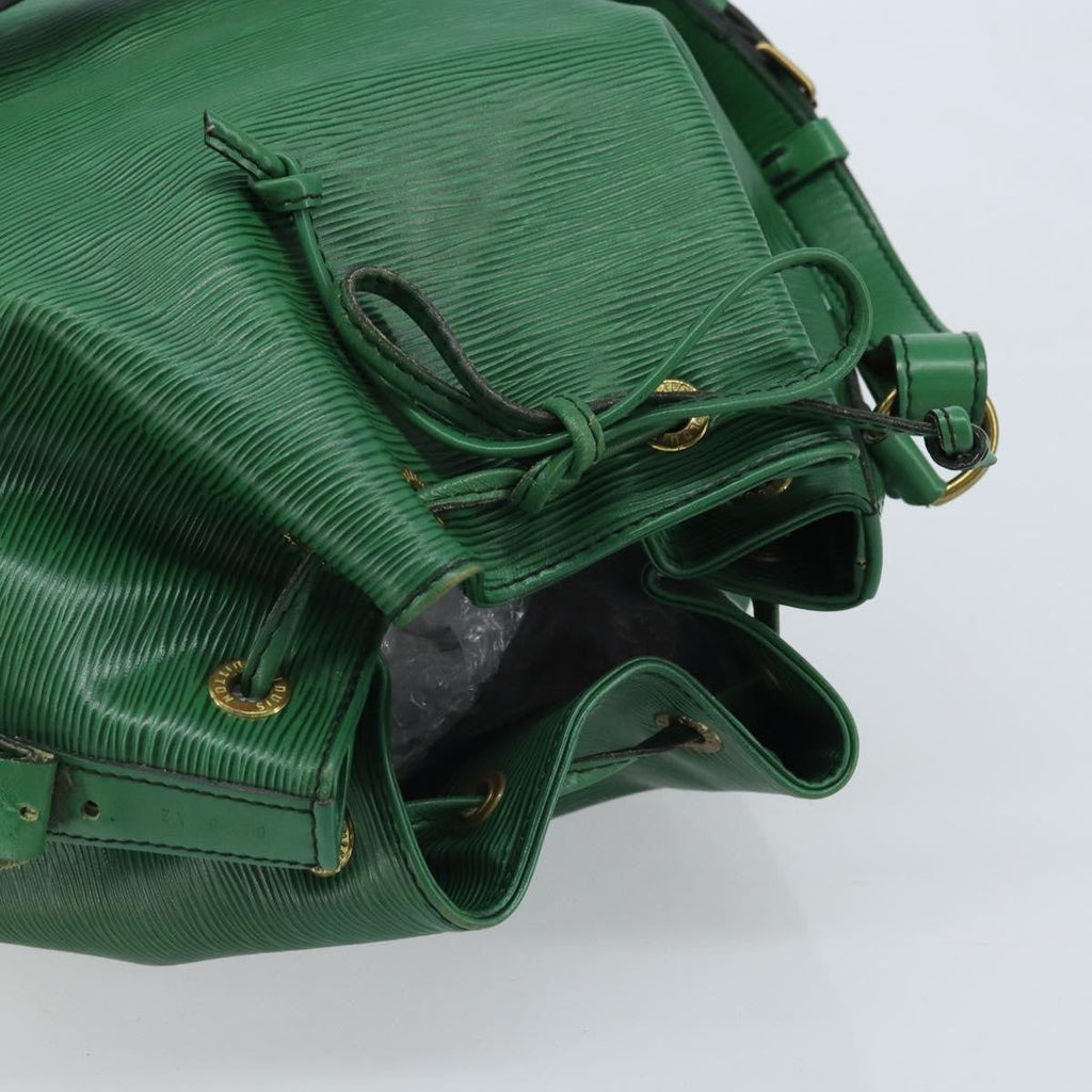 Louis Vuitton Petit Noe Handbag Epi Leather Green Leather Shoulder Bag Bag (Pre-Owned)
