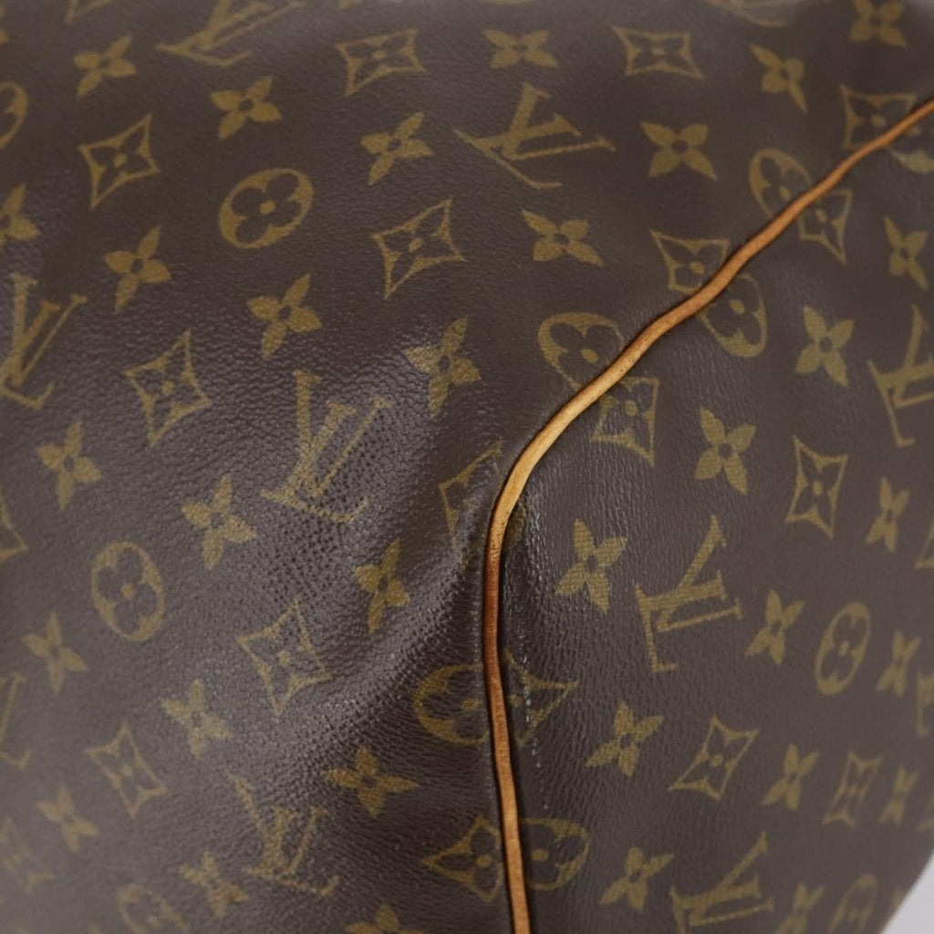 Louis Vuitton Keepall Bag Monogram Canvas Brown Canvas Travel Bag Bag (Pre-Owned)