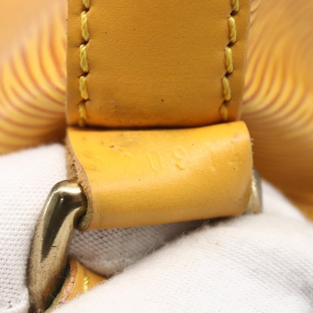 Louis Vuitton Petit Noe Handbag Epi Leather Yellow Leather Shoulder Bag Bag (Pre-Owned)