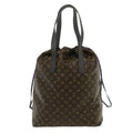 Louis Vuitton Cabas Light Drawstring Bag Monogram Split Canvas Brown Canvas Tote Bag Bag (Pre-Owned)