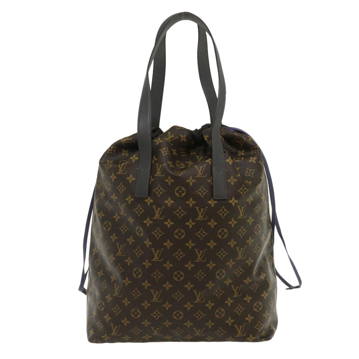 Louis Vuitton Cabas Light Drawstring Bag Monogram Split Canvas Brown Canvas Tote Bag Bag (Pre-Owned)