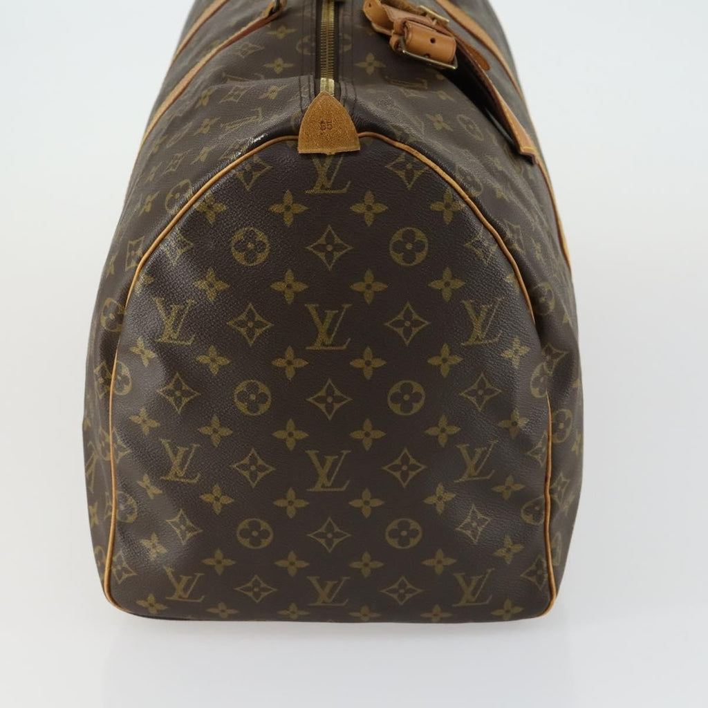 Louis Vuitton Keepall Bag Monogram Canvas Brown Canvas Travel Bag Bag (Pre-Owned)
