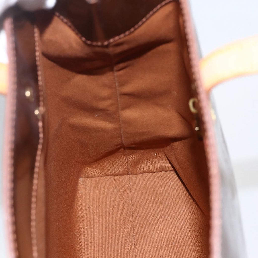 Louis Vuitton Reade Handbag Monogram Vernis Brown Patent_Leather Handbag (Pre-Owned)