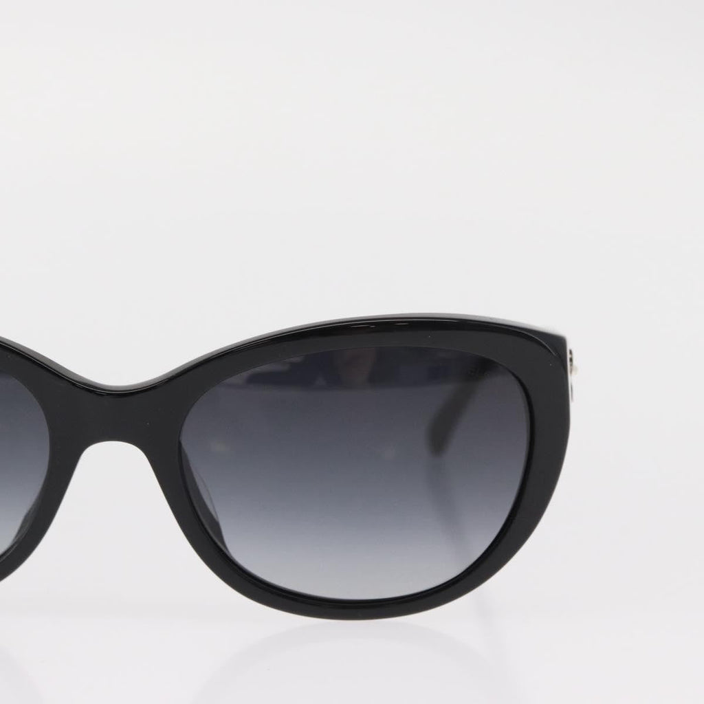 Chanel Camélia Sunglasses Plastic Black Plastic Sunglasse Accessory (Pre-Owned)