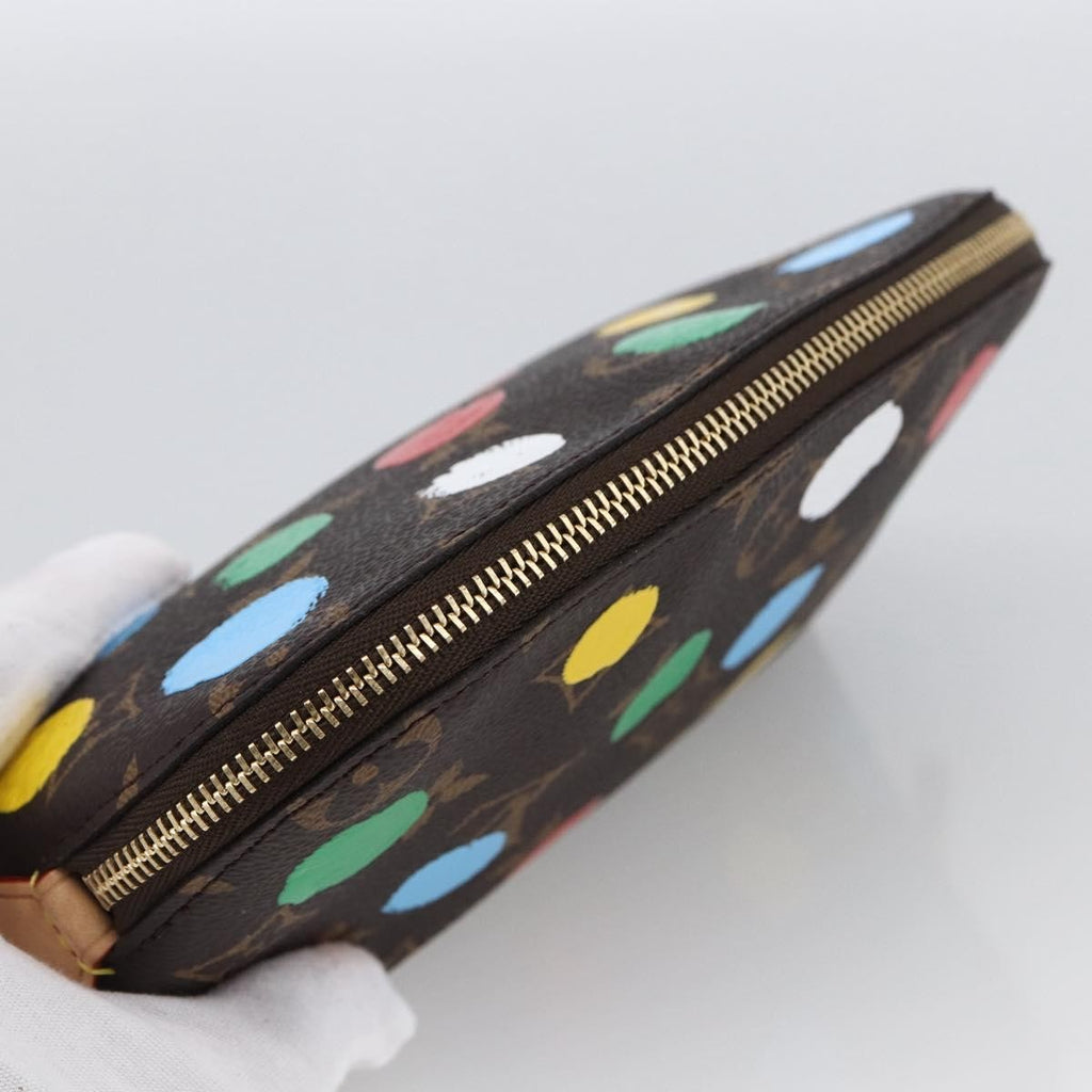 Louis Vuitton Cosmetic Pouch Yayoi Kusama Painted Dots Monogram Canvas Multicolour Canvas Clutche & Pouche Bag (Pre-Owned)