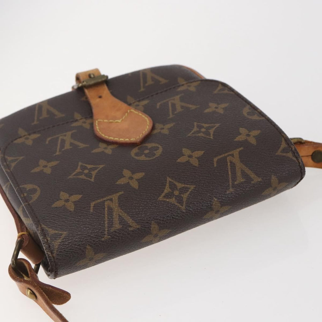 Louis Vuitton Cartouchiere Handbag Monogram Canvas Brown Canvas Shoulder Bag Bag (Pre-Owned)