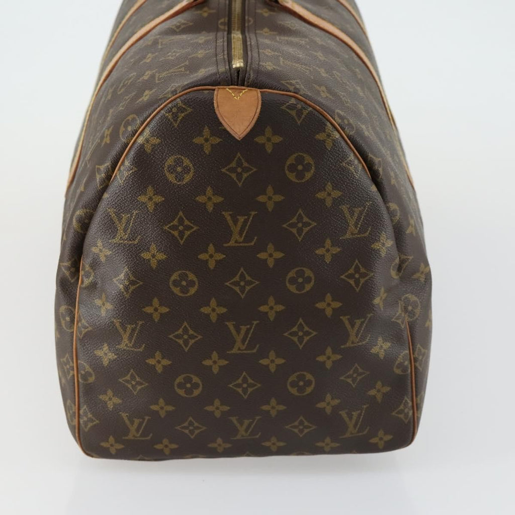 Louis Vuitton Keepall Bag Monogram Canvas Brown Canvas Travel Bag Bag (Pre-Owned)