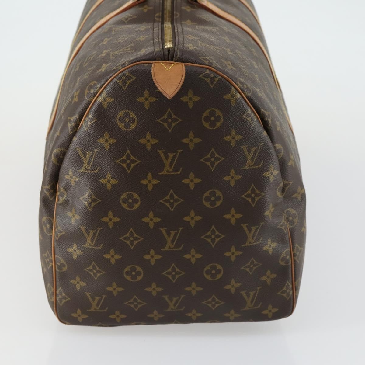 Louis Vuitton Keepall Bag Monogram Canvas Brown Canvas Travel Bag Bag (Pre-Owned)