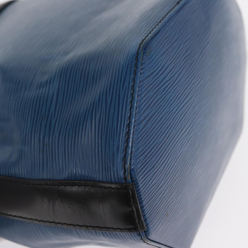 Louis Vuitton Vintage Sac D'epaule Handbag Epi Leather Blue Leather Shoulder Bag Bag (Pre-Owned)