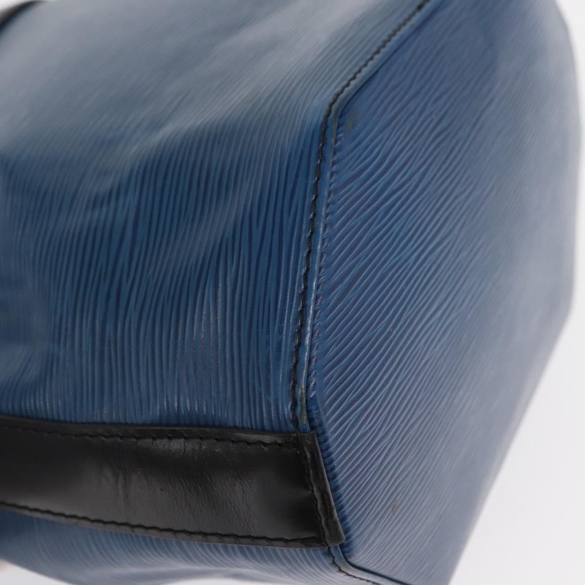 Louis Vuitton Vintage Sac D'epaule Handbag Epi Leather Blue Leather Shoulder Bag Bag (Pre-Owned)