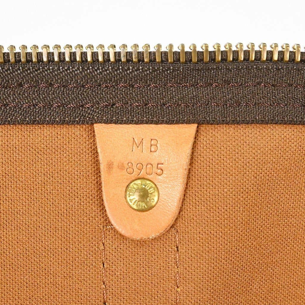 Louis Vuitton Keepall Bag Monogram Canvas Brown Canvas Travel Bag Bag (Pre-Owned)