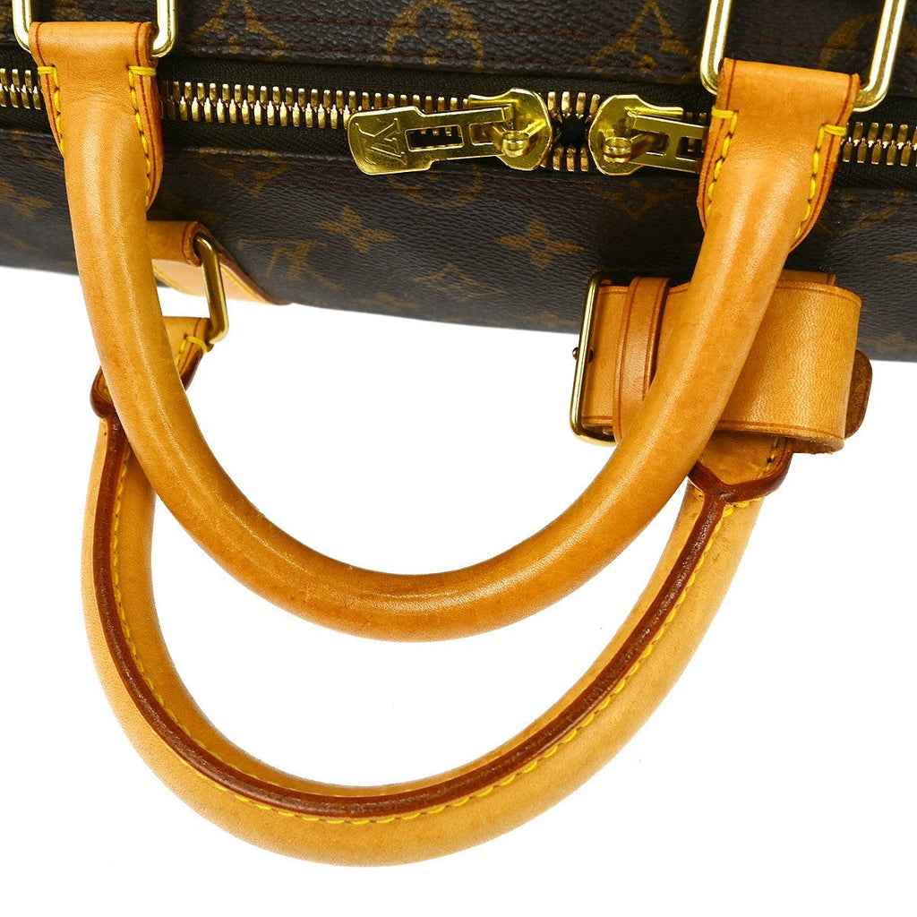 Louis Vuitton Keepall Bag Monogram Canvas Brown Canvas Travel Bag Bag (Pre-Owned)