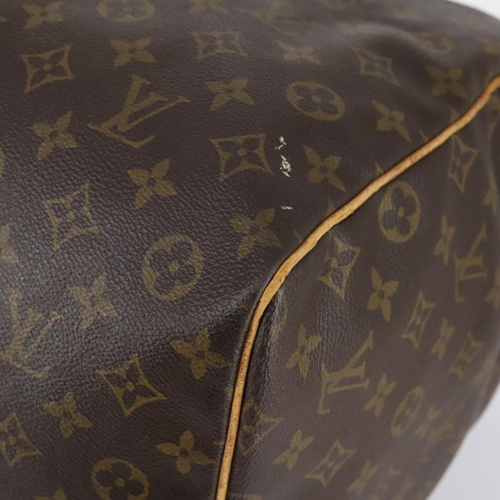 Louis Vuitton Keepall Bag Monogram Canvas Brown Canvas Travel Bag Bag (Pre-Owned)