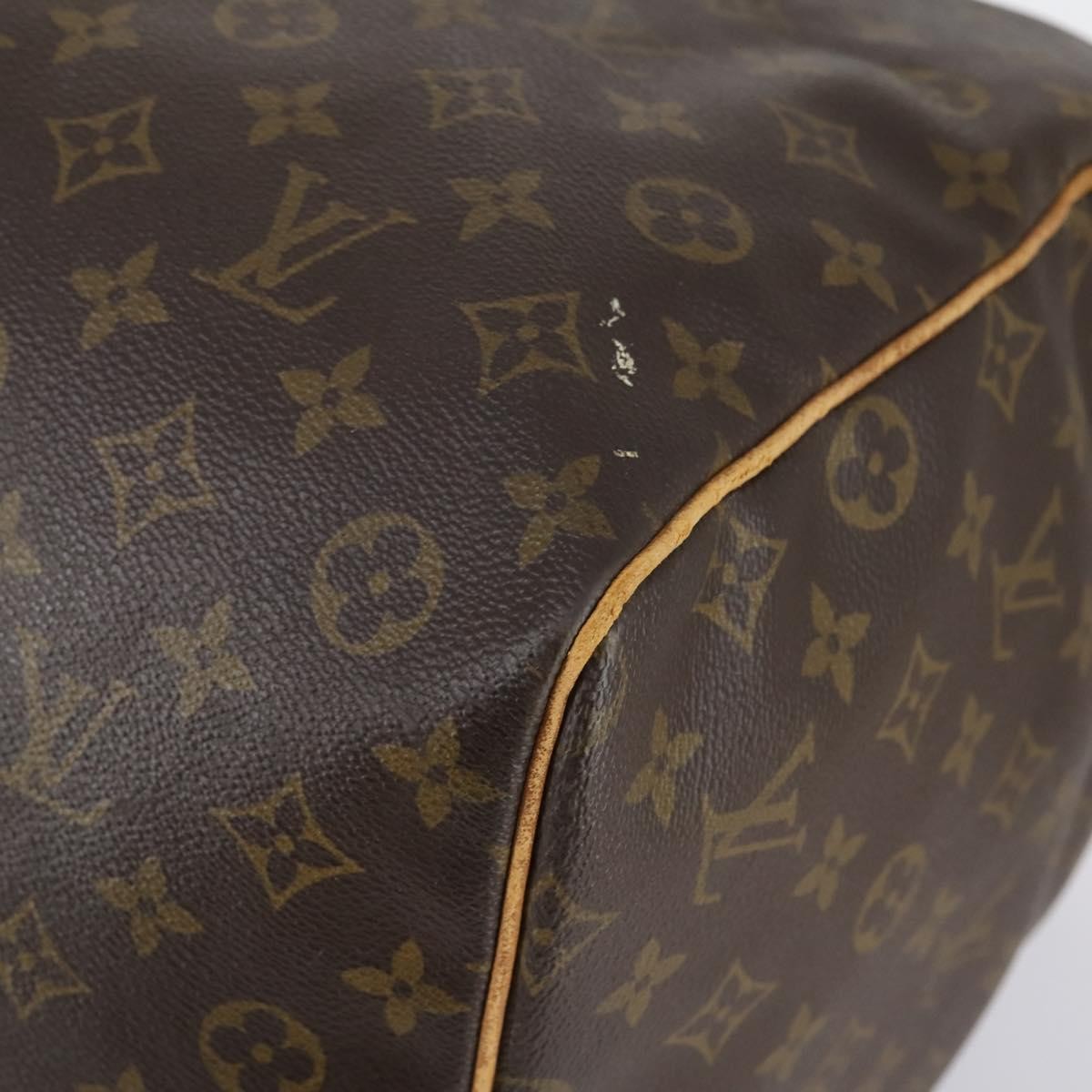 Louis Vuitton Keepall Bag Monogram Canvas Brown Canvas Travel Bag Bag (Pre-Owned)