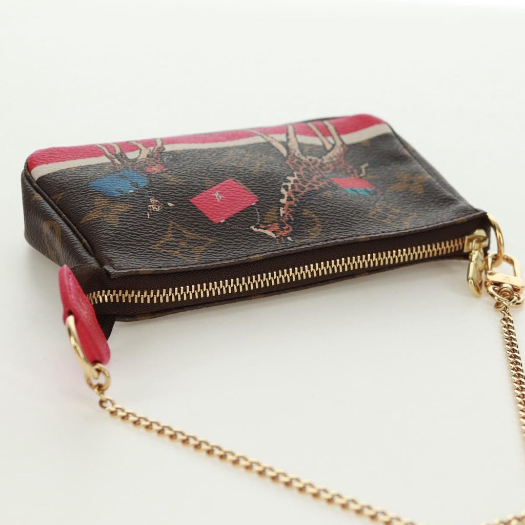 Louis Vuitton Pochette Accessoires Limited Edition Christmas Animation Monogram Canvas Multicolour Canvas Clutche & Pouche Bag (Pre-Owned)