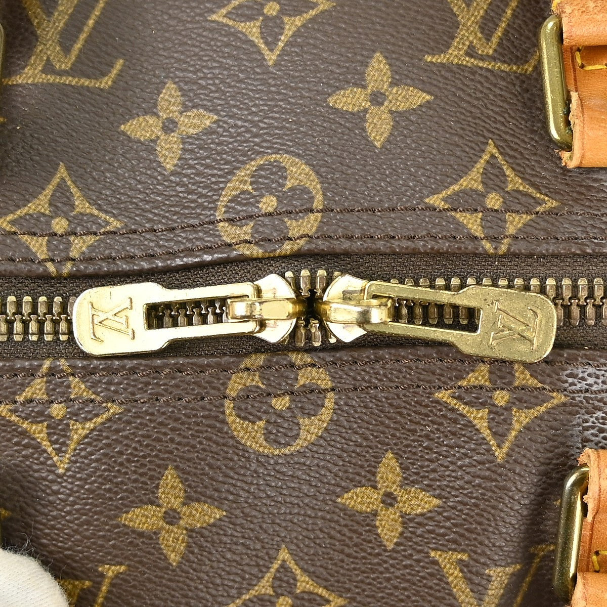 Louis Vuitton Keepall Bag Monogram Canvas Brown Canvas Travel Bag Bag (Pre-Owned)
