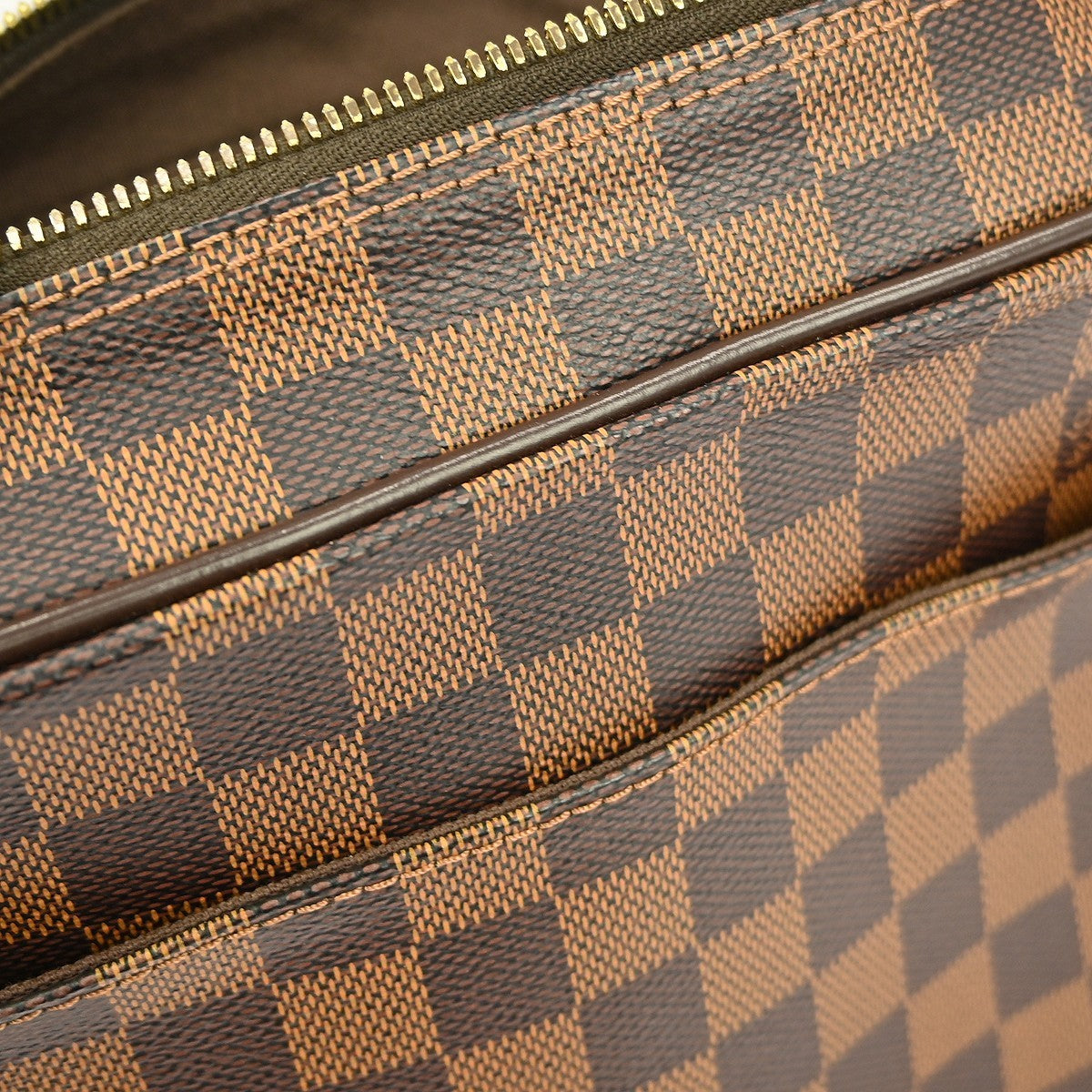 Louis Vuitton Shelton Messenger Bag Damier Brown Canvas Shoulder Bag Bag (Pre-Owned)